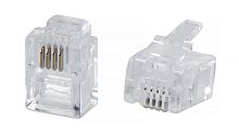 Cabeus 6P4C Телефонный коннектор RJ-11 | код 7012c | Cabeus