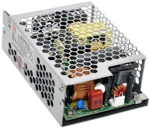 Источник питания AC-DC, med, 400.5Вт (250.5 Вт без обдува), ККМ, вход 80…264В AC 47…63Гц, 117…370B DC, выход 15В/26.7А (вент.), рег. вых. 14.3…15.8, изоляция 4000В AC, на плате 130х86.6х43мм, -30…+70С, в кожухе | код RPS-400-15-C | MeanWell