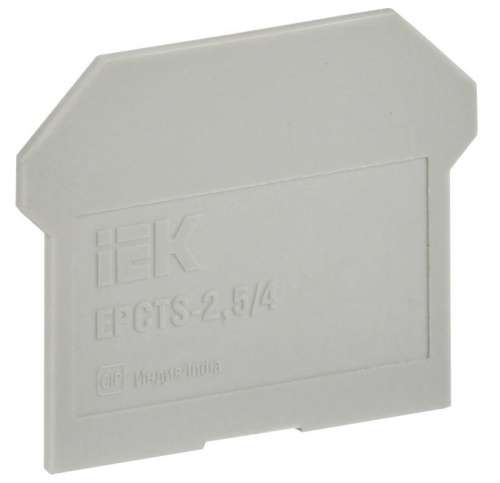 Заглушка ARMAFIX для CTS 2.5/4кв.мм сер. | код YCT10-00-K03-002-ZGL | IEK
