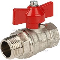 Кран шаровой 1/2' ВН ручка бабочка IDEAL (093 1/2') | код RAN30C2EQLGTCD | ITAP