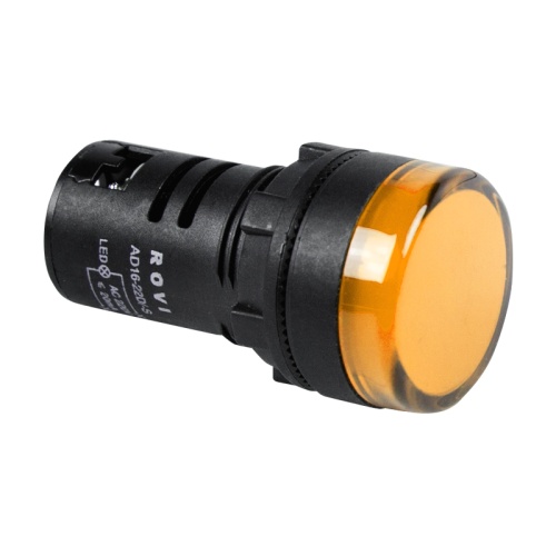 Индикатор 30 220V желтый LED REXANT | код 36-3382 | REXANT