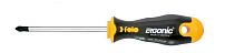 Отвертка Ergonic крестовая PZ 1х80 | код. 40110210 | FELO
