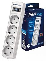 Сетевой фильтр Pilot mini 5м (4 розетки) белый (коробка) | код 1061000 | PILOT