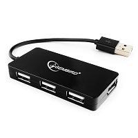 Концентратор USB 2.0 Gembird UHB-U2P4-03, 4 порта, блистер | код UHB-U2P4-03 | Gembird
