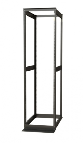 Hyperline ORK2A-4268-RAL9005 Открытая стойка 19-дюймовая (19), 42U, высота 2070 мм, двухрамная, ширина 550 мм, глубина регулируется 600-850 мм, цвет черный (RAL 9005) | код 446058 | Hyperline