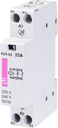 Контактор R 25-02 230V AC 25A (AC1) | код 002463506 | ETI