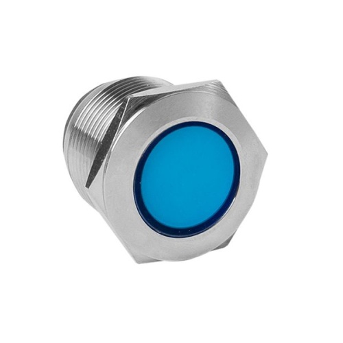 Лампа синяя сигнальная S-Pro67 19 мм 24В PROxima | код s-pro67-342 | EKF фото 2