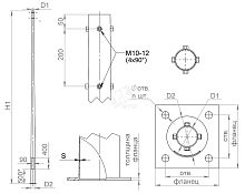 Опора ОККф-10(К240-180-4х25)-ц | код В00002003 | ПереСвет