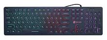 Клавиатура Оклик 420MRL черный USB slim Multimedia LED | код 1091226 | Oklick