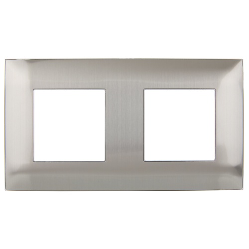 SKANDY Рамка 2-мест. SK-F32N металл никель IEK | код SK-M22-M-K50 | IEK фото 4