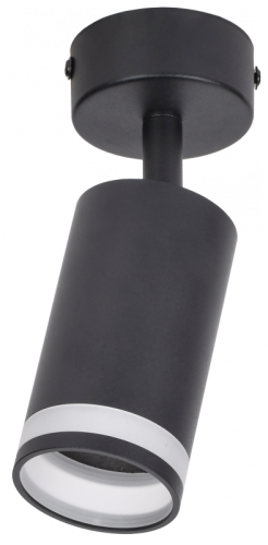 Светильник 4006 настенно-потолочн. GU10 черный IEK | код LT-USB0-4006-GU10-1-K02 | IEK