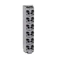 КЛЕММНЫЕ КОЛОДКИ-12 КОНТАКТОВ-24В= СЕРЫЙ | код TM5ACTB12PS | SCHNEIDER ELECTRIC