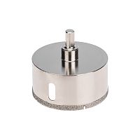 Коронка алмазная 80 мм по керамограниту с центровочным сверлом Kranz | код KR-92-0020 | KRANZ