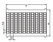 TMB4.2-100/11...20V Маркировка для клемм 4,2 мм нумерация 11-20 , шт | код TMB4.2-100/11...20V | SUPU