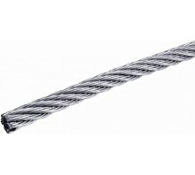 Трос DIN3055 1,0мм стальной оцинкованный | код DIN3055-1.1 | Крепдил