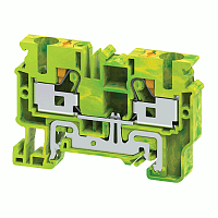 Клемма заземляющая 10 кв.мм push-in OptiClip CPG-10-PE-I-(0,5-10)-PEN | код 331856 | КЭАЗ