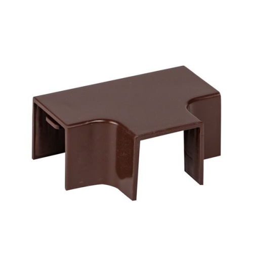 Угол T-образный (16х16) (4 шт) темное дерево-Plast | код tchd-16-16x4 | EKF фото 2