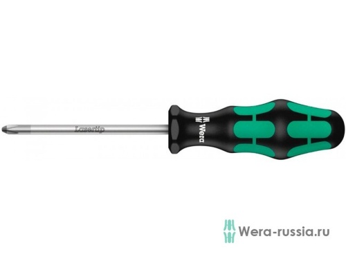 Отвёртка крестовая 350 PH, PH 1 x 80 мм | код WE-008710 | Wera