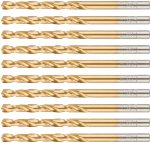 Сверло по металлу Cutop Profi с титановым покрытием, 4.5х80мм (10 шт) | код 52-445 | FIT фото 5