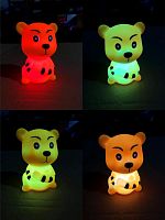 Фигура светодиодная "Тигр"-символ 2022 года 8x7см светодиод RGB | код KOCNL-EL106(2022) | КОСМОС