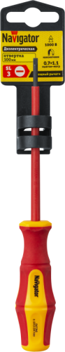 Отвертка диэлектрическая 93 427 NHT-Otd03-SL3-100 Navigator 93427 фото 3