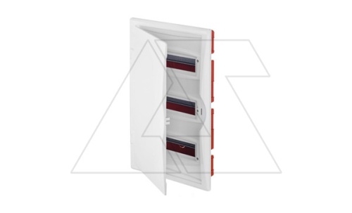 Щит встраив. ECO BOX 3x12M, N/PE 4x 2x16+7x10mm2, белая пласт. дверь, белый RAL9003, 560x350x102mm, IP40 | код 2516-00 | Elektro-plast Nasielsk