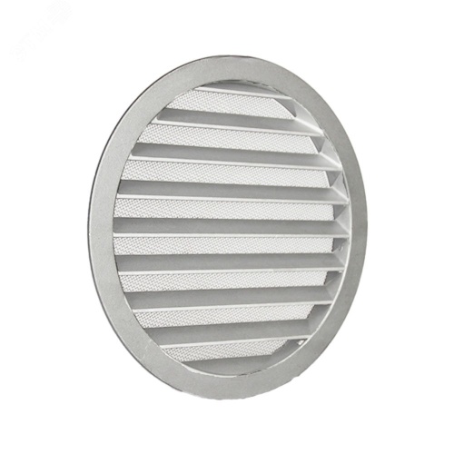 Решетка наружная алюминевая для круглых воздуховодов 125 мм | код 4687202653454 | VentART