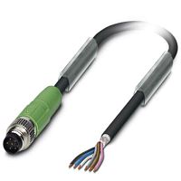 Кабель для датчика / исполнительного элемента SAC-6P-M 8MS/ 5,0-PUR SH | код 1522312 | PHOENIX CONTACT