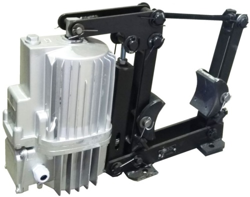 Тормоз колодочный ТКГ-400 У2 (с гидротолкателем ТЭ-80), 380В, диаметр тормозного шкива 400мм | код ET520565 | Электротехник