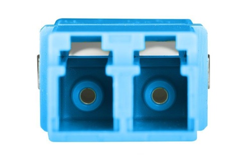 Адаптер (розетка) LC/UPC SM duplex (SC тип) бесфланцевый | код 130204-00038 | ССД фото 5