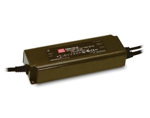 Источник питания AC-DC, 120Вт, вход 90…305В AC, 47…63Гц / 127…431В DC, выход 12В/10А, рег. вых 200…4000Гц, диммирование 0…100%, изоляция 3750В AC, в корпусе 191х63х37мм, -40…+90С, управление KNX, коннектор BST14 | код PWM-120-12KNBST | Mean