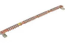 Шина заземляющая LC2/RS52, длина 676мм, 60хМ5, в комплекте с креплениями | код U5003673005 | УЗОЛА