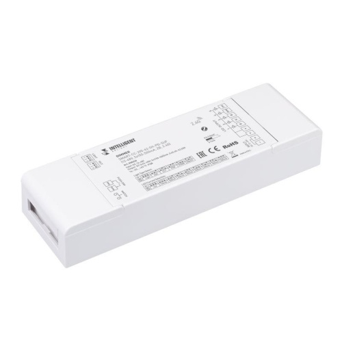 Диммер SMART-CC-205-62-SH-PD-SUF 12-48В 5х150-500мА ZB 2.4G IP20 пластик INTELLIGENT ARLIGHT 038236