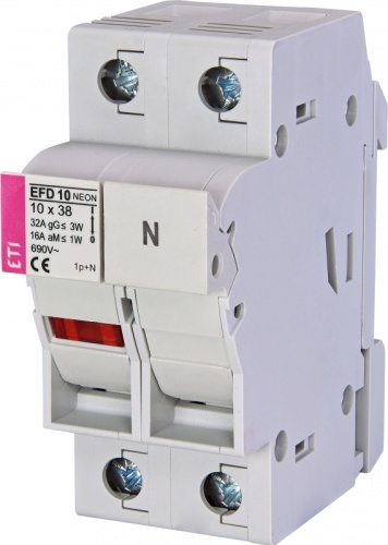 Разъединитель EFD 10 NEON 1p+N (с адаптером) | код 002540322 | ETI