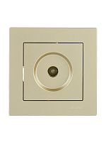 Розетка телевизионная оконечная TV 1-м СП Vesna механизм титан LEZARD 742-3788-130