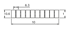306801/51...60/V Маркировочная пластина, шт | код 306801/51...60/V | SUPU