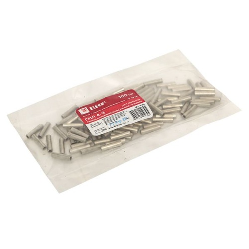 Гильза соединительная медная луженая ГМЛ 4-3 ГОСТ PROxima | код gty-4-3g | EKF фото 3