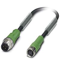 Кабель для датчика / исполнительного элемента SAC-4P-M12MS/0,6-PVC/M 8FS | код 1415672 | PHOENIX CONTACT