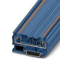 Проходные клеммы PTC 2,5-TWIN-MTD BU | код 3270111 | PHOENIX CONTACT