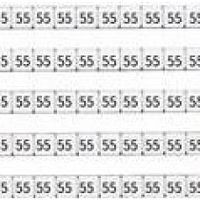 505 001, DY5,Горизонтальная маркировка (1), DY5, 1 пластина - 50 шт. | код 0.0.0.5.05001 | KLEMSAN