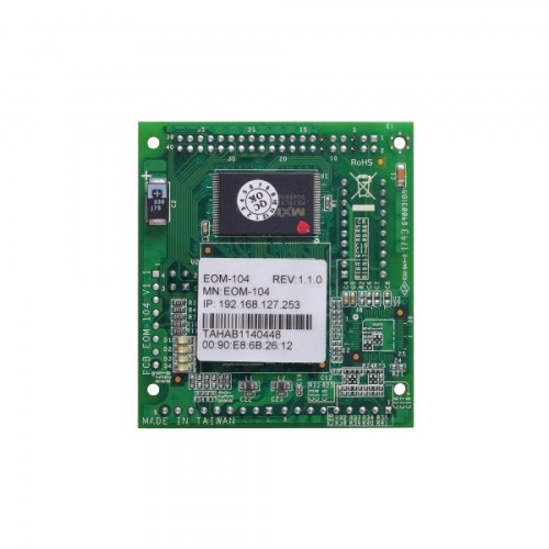 Коммутатор EOM-104 4-port embedded managed Ethernet switch module, -40 to 75 C operating temperature | код 00-06029163 | MOXA