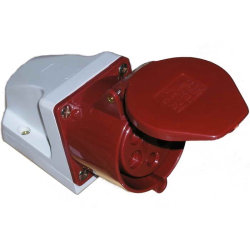 Розетка силовая стационарная 115 RUICHI 3Р+Е+N, 380 В, 16 А, IP44 | код 64233 | Ruichi