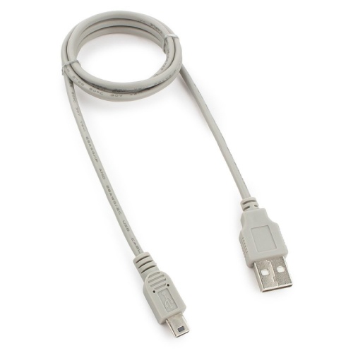 Кабель USB 2.0 Gembird CC-USB2-AM5P-3, AM/miniBM 5P, 90см, серый, пакет | код CC-USB2-AM5P-3 | Gembird