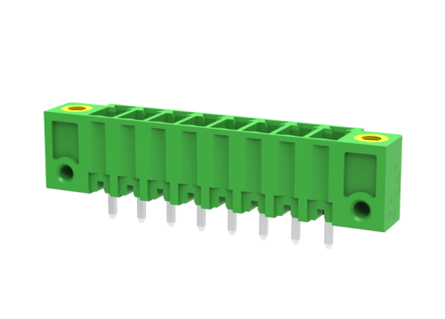 MC-PA3.81V19-F Разъём штекерный MC, прям. конт.,шаг 3.81мм,19 конт., фланц.,зел., шт | код MC-PA3.81V19-F | SUPU