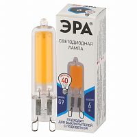 Лампа светодиодная STD LED JCD-6W-GL-840-G9 JCD 6Вт капсульная 4000К нейтр. бел. G9 | Код. Б0049086 | ЭРА