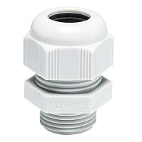 Кабельный ввод, M16x1,5, диапазон обслуживаемых кабелей 2-6 мм, IP68, пластик, RAL 7035 серый | код Z5.503.0153.0 | Wieland