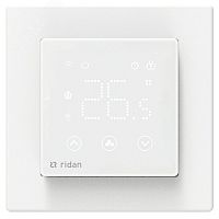 Термостат комнатный сенсорный встраиваемый Rsmart-SW с Wi-Fi подключением белый | код 088L1141R | Ридан