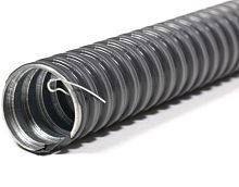 Металлорукав в ПВХ изоляции МРПИ НГ 32 (20 м/уп.) черный с протяжкой ГОФРОМАТИК | код zeta44408 | ЗЭТА Новосибирск