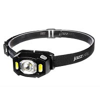 Фонарь налобный AccuH3-L5W-bk 5Вт LED + 2хRED SMD IP54 | код 5036703 | JazzWay