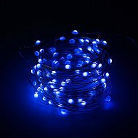 Гирлянда "Нить" ILDM096RGB-C-USB-RC 96 RGB минисветодиодов 9.6м с контроллером для помещений пульт SHLights 4690601049971